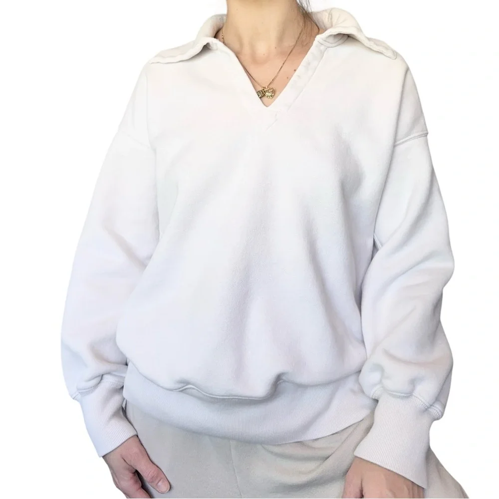 Abercrombie Soft A&F Oversize Baggy Pullover with Collar XS - Picture 1 of 9